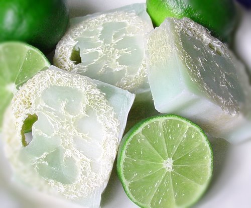 Lime Loofah soap